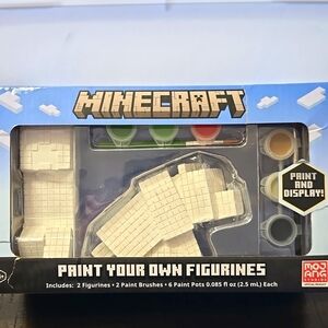 Minecraft Paint Your Own Figurines Arts and Crafts Set